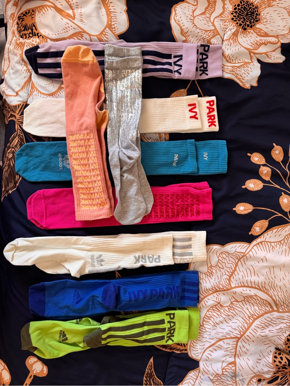 IVY PARK Women’s Assorted Color Crew Socks - 9-Pack